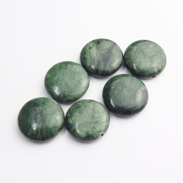 Jade Jasper Coin Beads