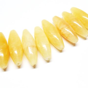 Honey Quartz Barrel Beads