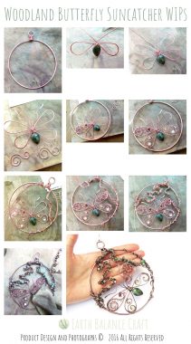 Woodland Butterfly Suncatcher WIPS