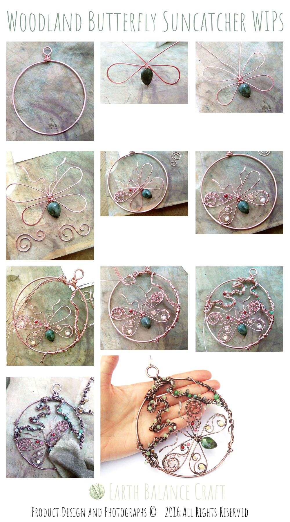 Woodland Butterfly Suncatcher WIPS