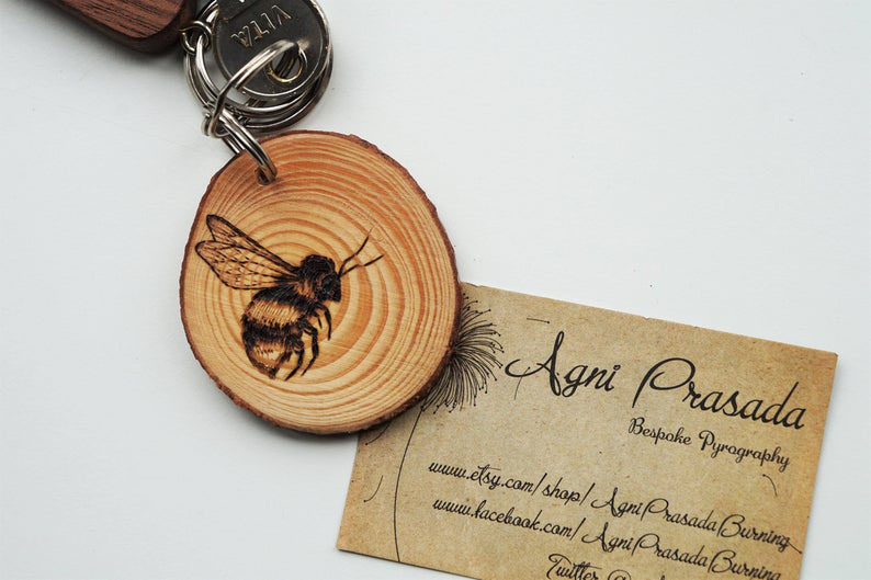 Agni Prasada Bee Keyring