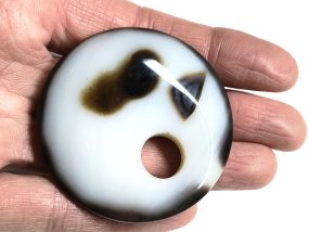 Round Agate Pendant Bead
