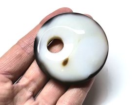 Round Agate Pendant Bead