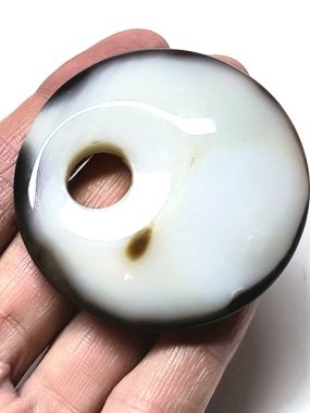 Round Agate Pendant Bead