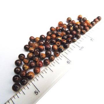 Tigers Eye Beads 4mm