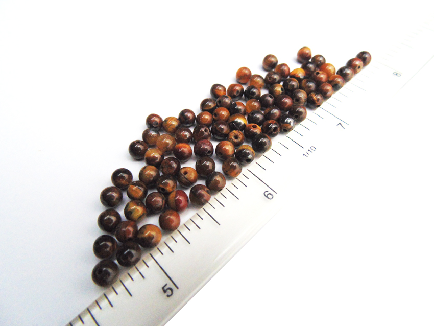 Tigers Eye Beads 4mm