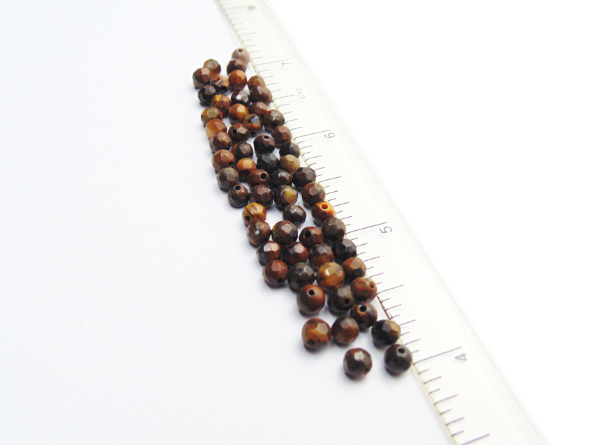 Tigers Eye Beads 4mm