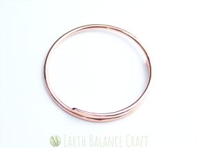 Raw Copper Paddle Bangle