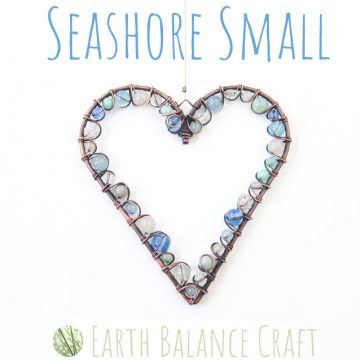 Sea Shore Love Heart Small