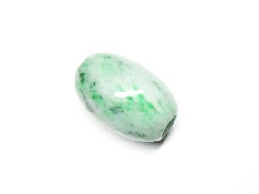 Large Jade Barrel Bead