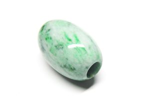Large Jade Barrel Bead