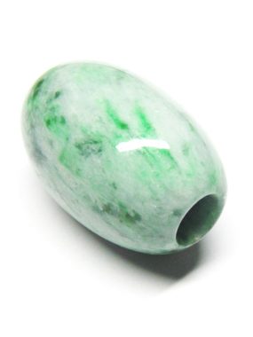 Large Jade Barrel Bead