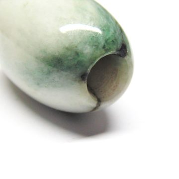 Large Jade Barrel Bead