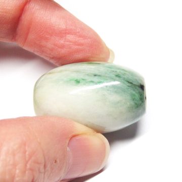 Large Jade Barrel Bead