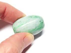 Large Jade Barrel Bead