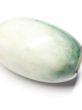 Large Jade Barrel Bead