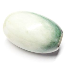 Large Jade Barrel Bead
