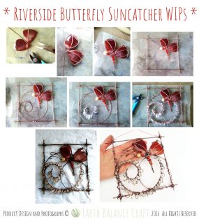 Riverside Butterfly Suncatcher WIP