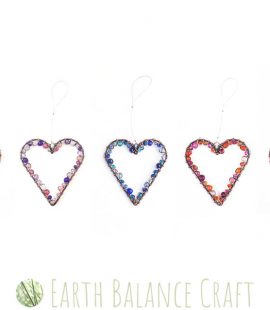 Handmade Hanging Love Hearts