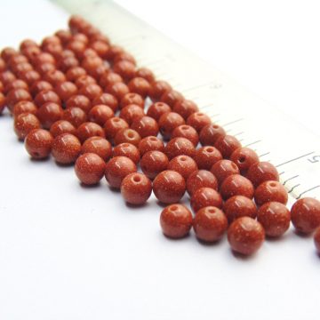 Brown Goldstone Beads