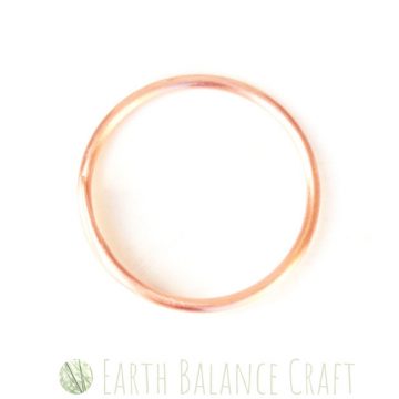 Raw Copper Snake Bangle