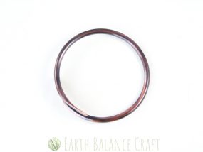 Rustic Copper Snake Bangle