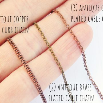 Necklace Chain Variations