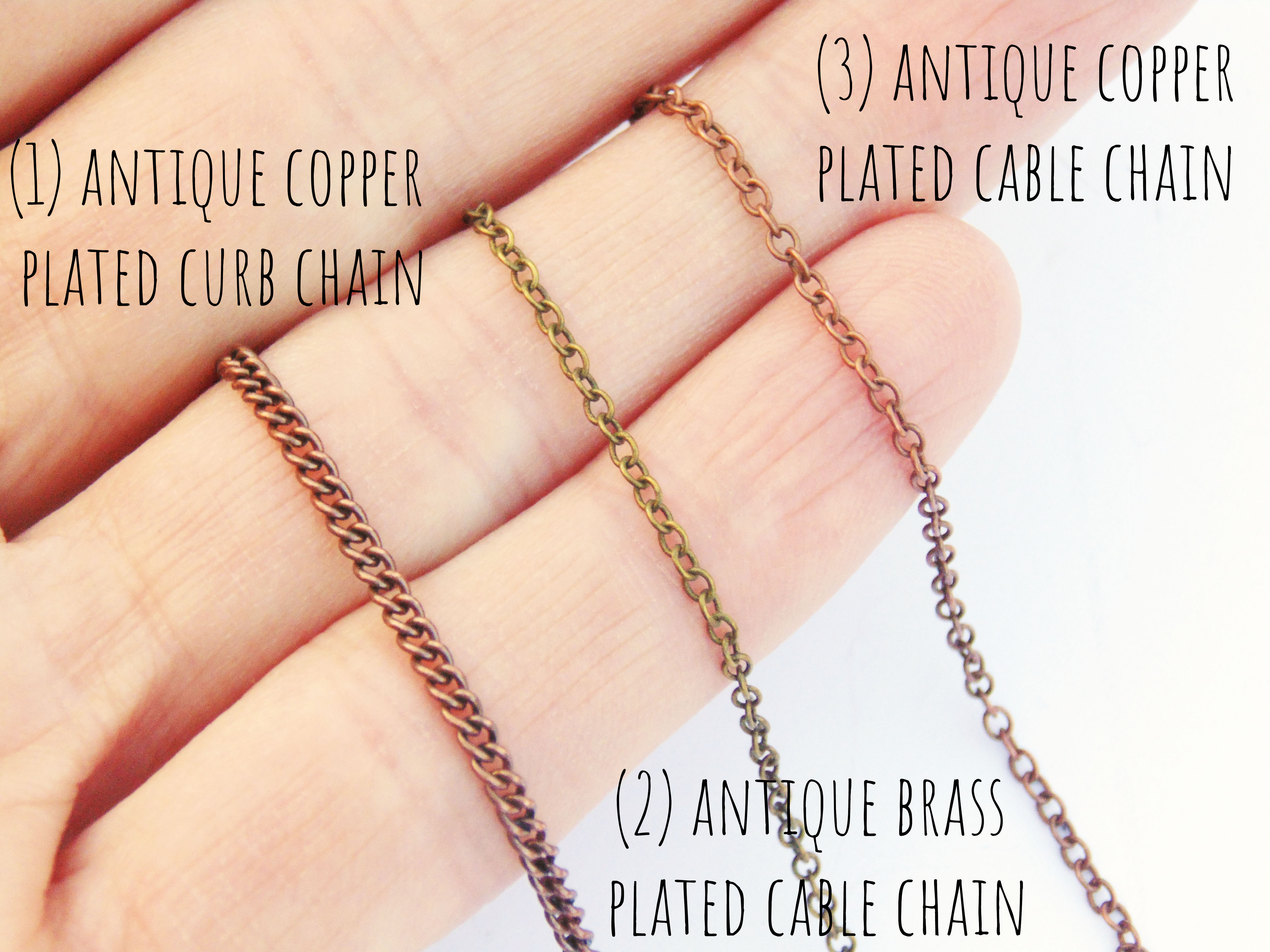 Necklace Chain Variations