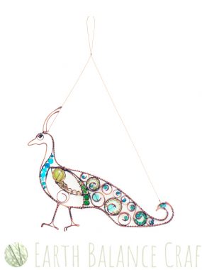 Peacock Bird Suncatcher