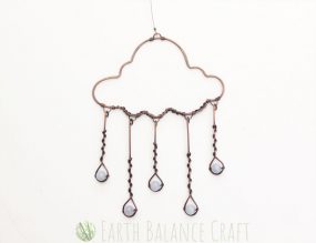 Gemstone Cloud Suncatcher