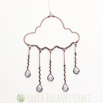 Gemstone Cloud Suncatcher