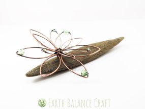 Copper Succulent Table Art