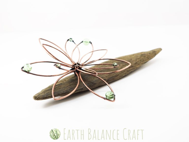 Copper Succulent Table Art