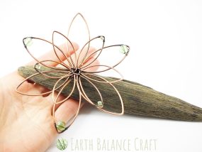 Copper Succulent Table Art