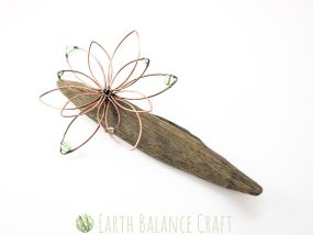 Copper Succulent Table Art