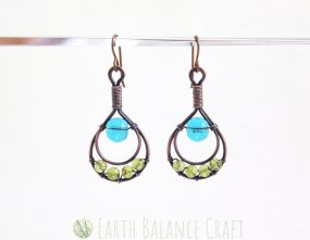Peacock Earrings