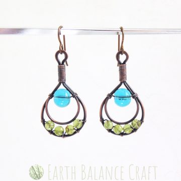 Peacock Earrings