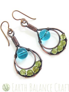 Peacock Earrings