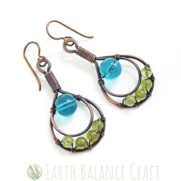 Peacock Earrings