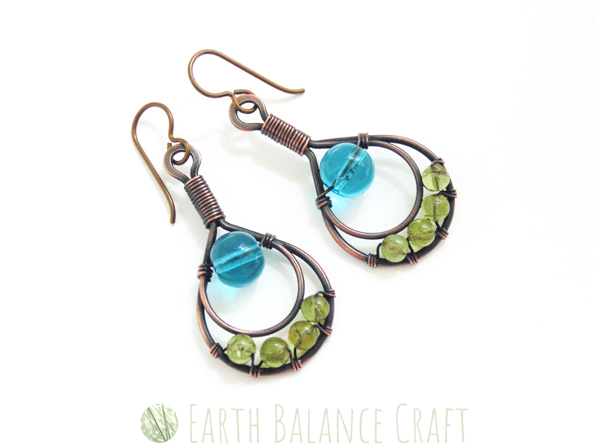 Peacock Earrings