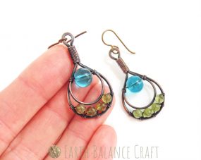 Peacock Earrings