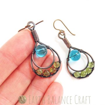 Peacock Earrings