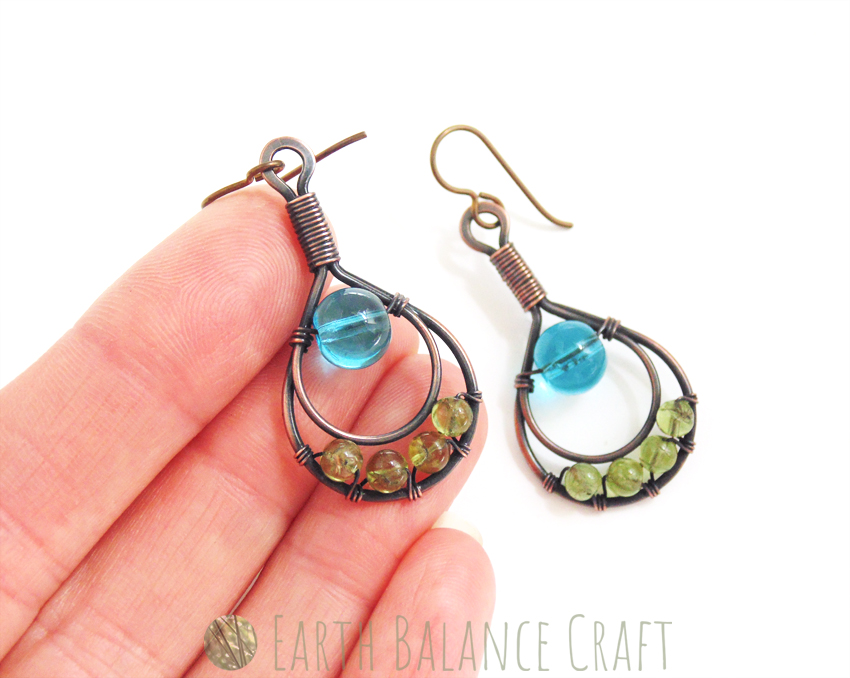 Peacock Earrings