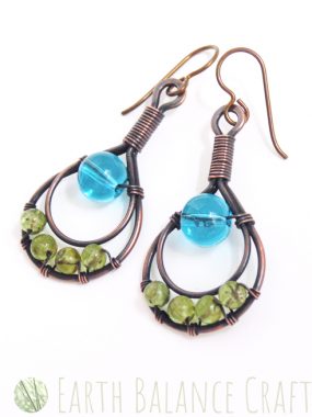 Peacock Earrings