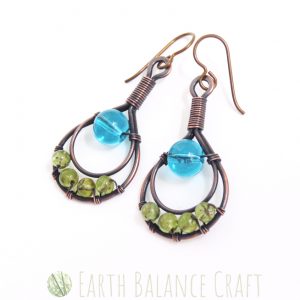 Peacock Earrings