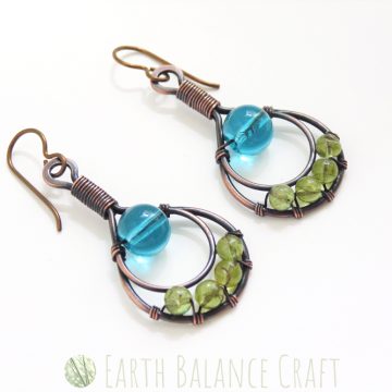 Peacock Earrings