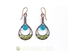 Peacock Earrings