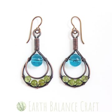 Peacock Earrings