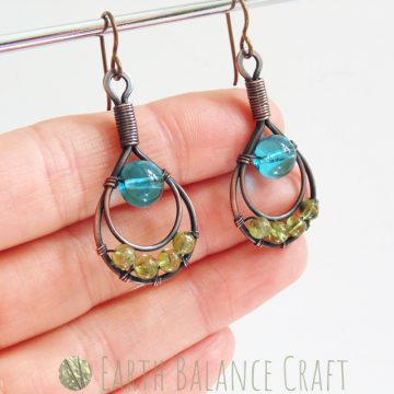 Peacock Earrings