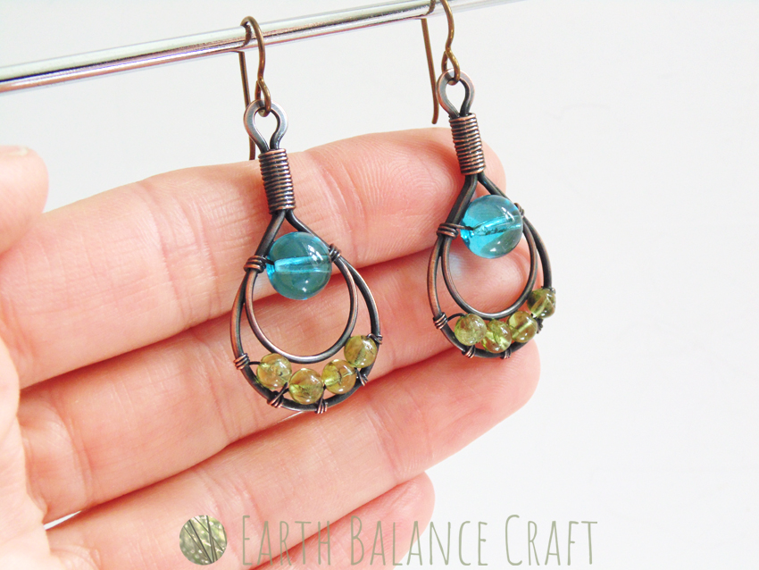 Peacock Earrings